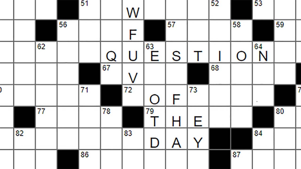 Crossword Puzzles WFUV