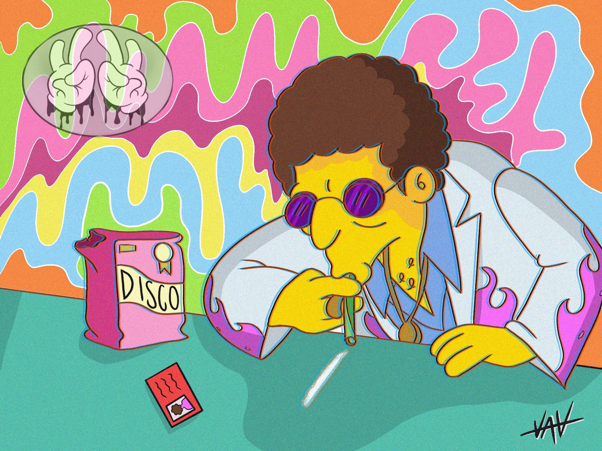 Disco Stu Print disco Stu ntin Etsy