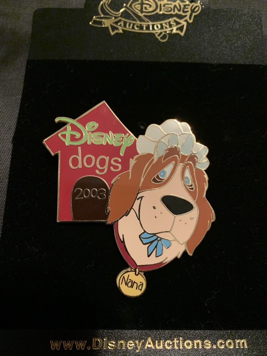 Disney Auctions Dogs Peter Pan Nurse Maid Nana St Bernard LE 100 Pin Card EBay