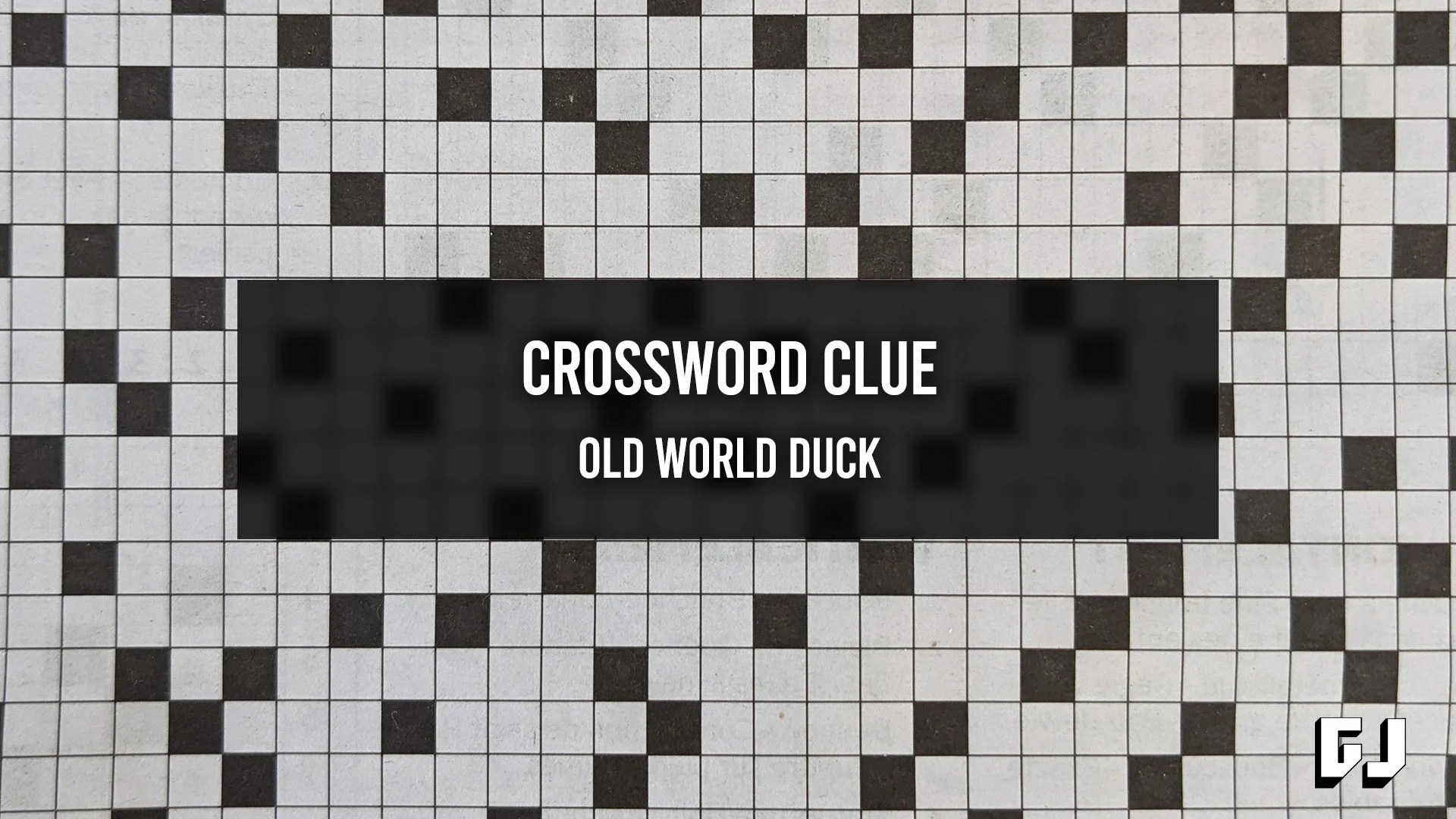 Diving Duck Crossword Clue 9 Letters