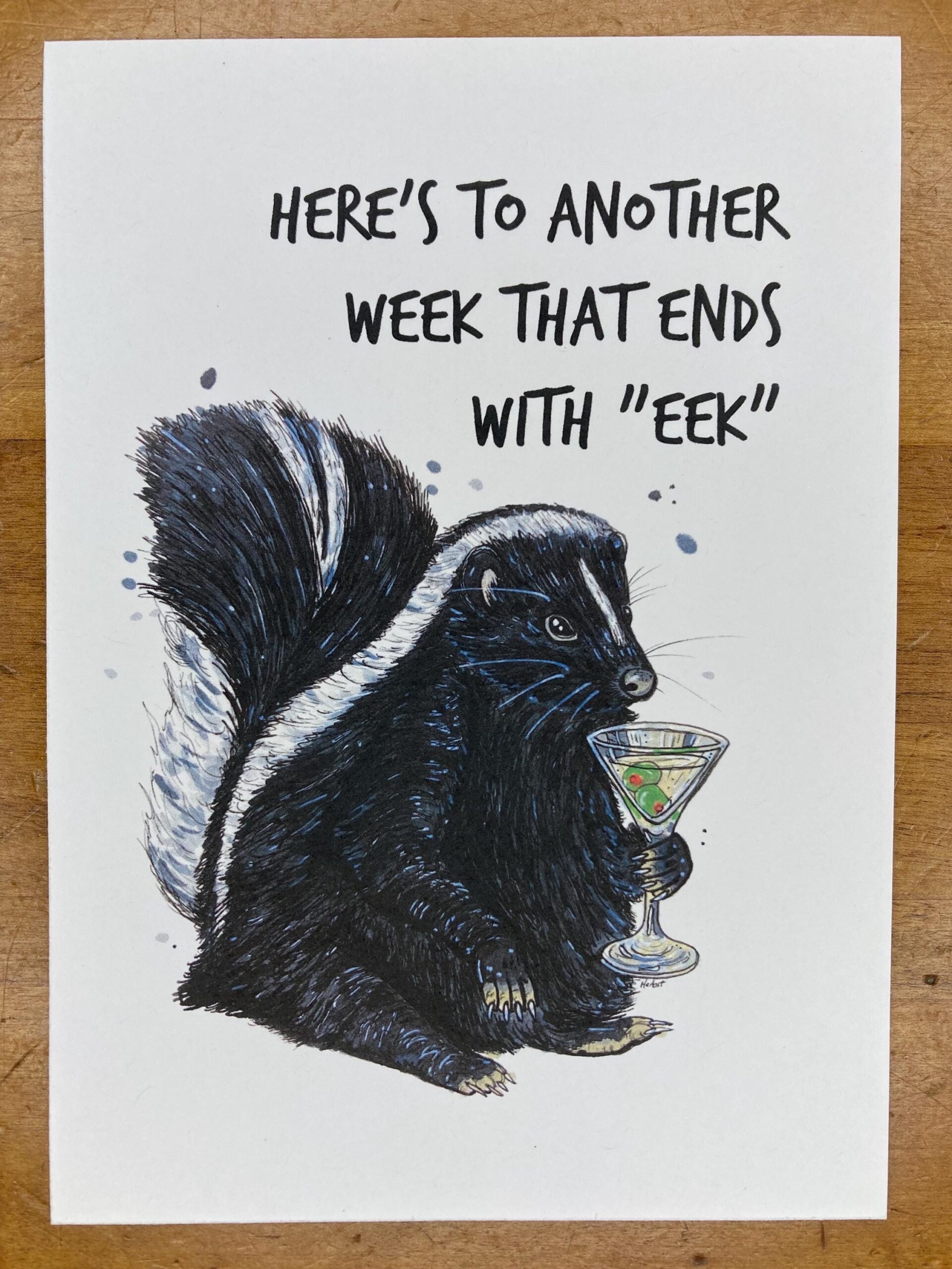 Drunk As A Skunk Etsy