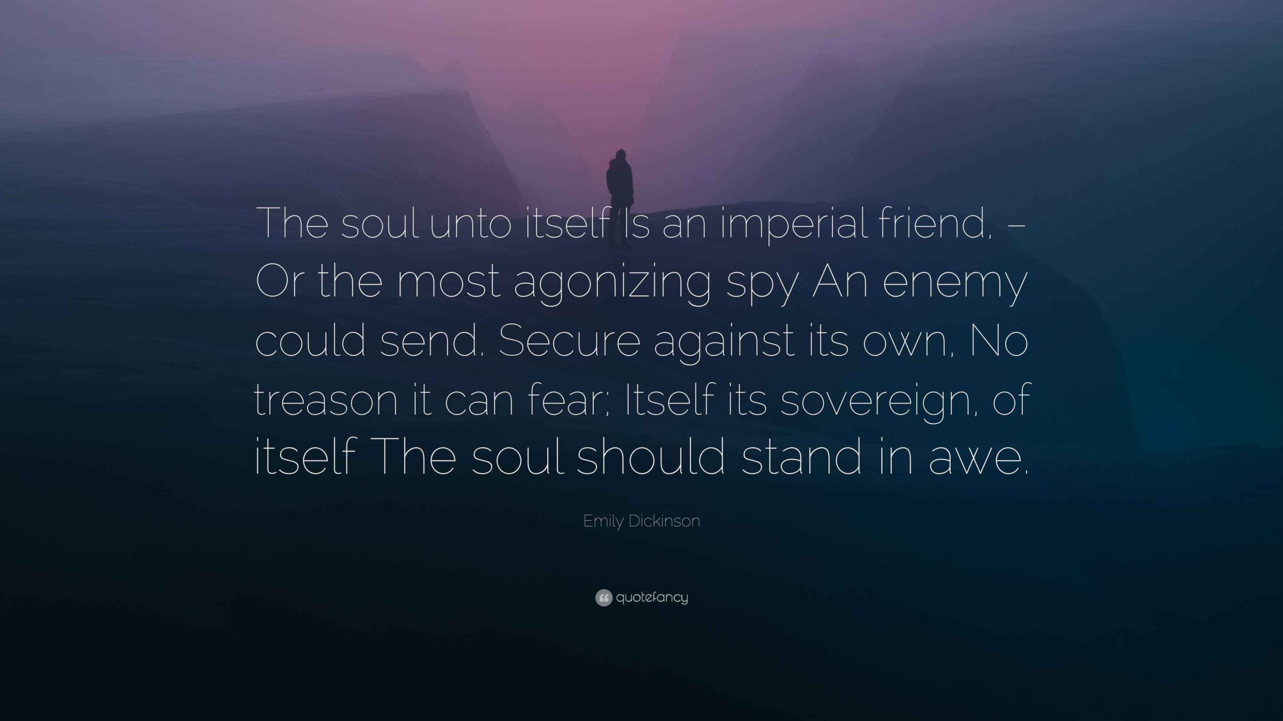 the soul unto itself