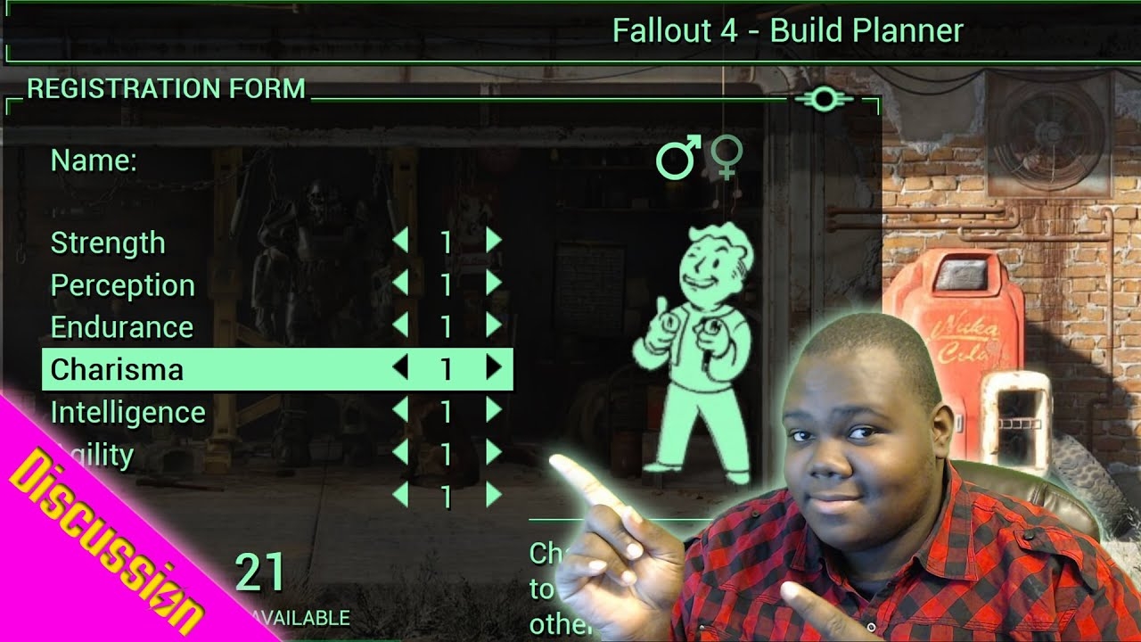 Fallout 4 Character Build Planning Character Perks S P E C I A L Points YouTube