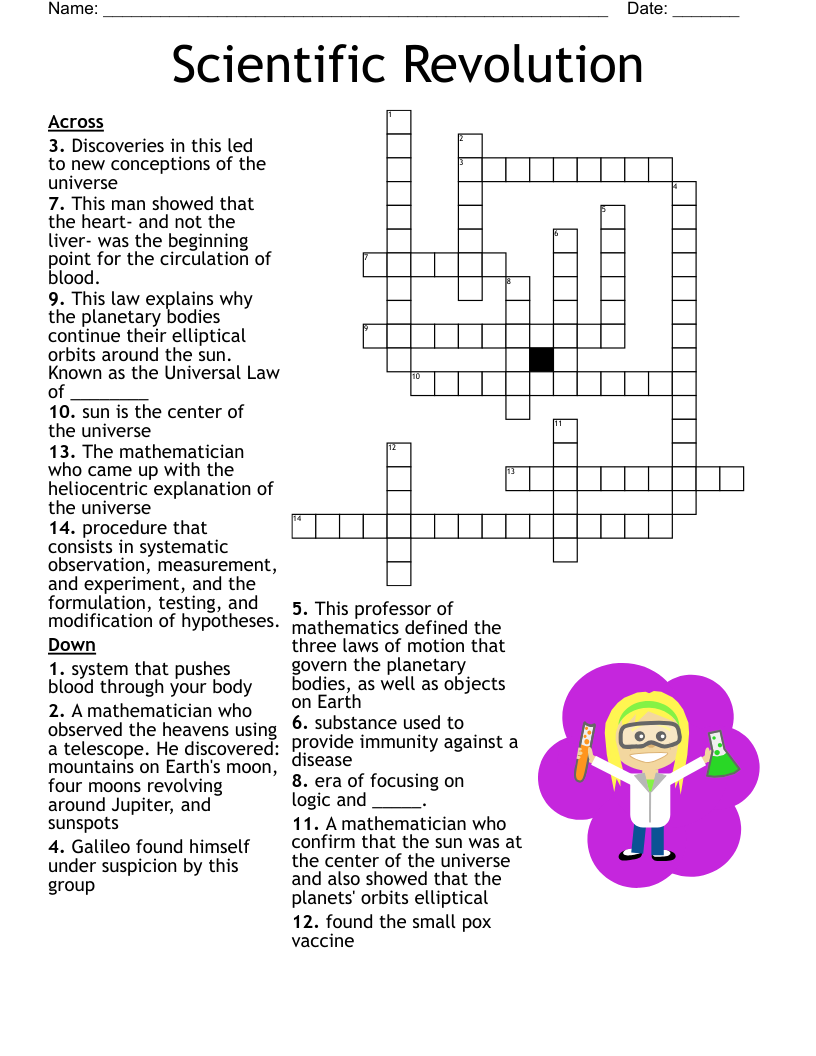 Famous Mathematicians Crossword WordMint