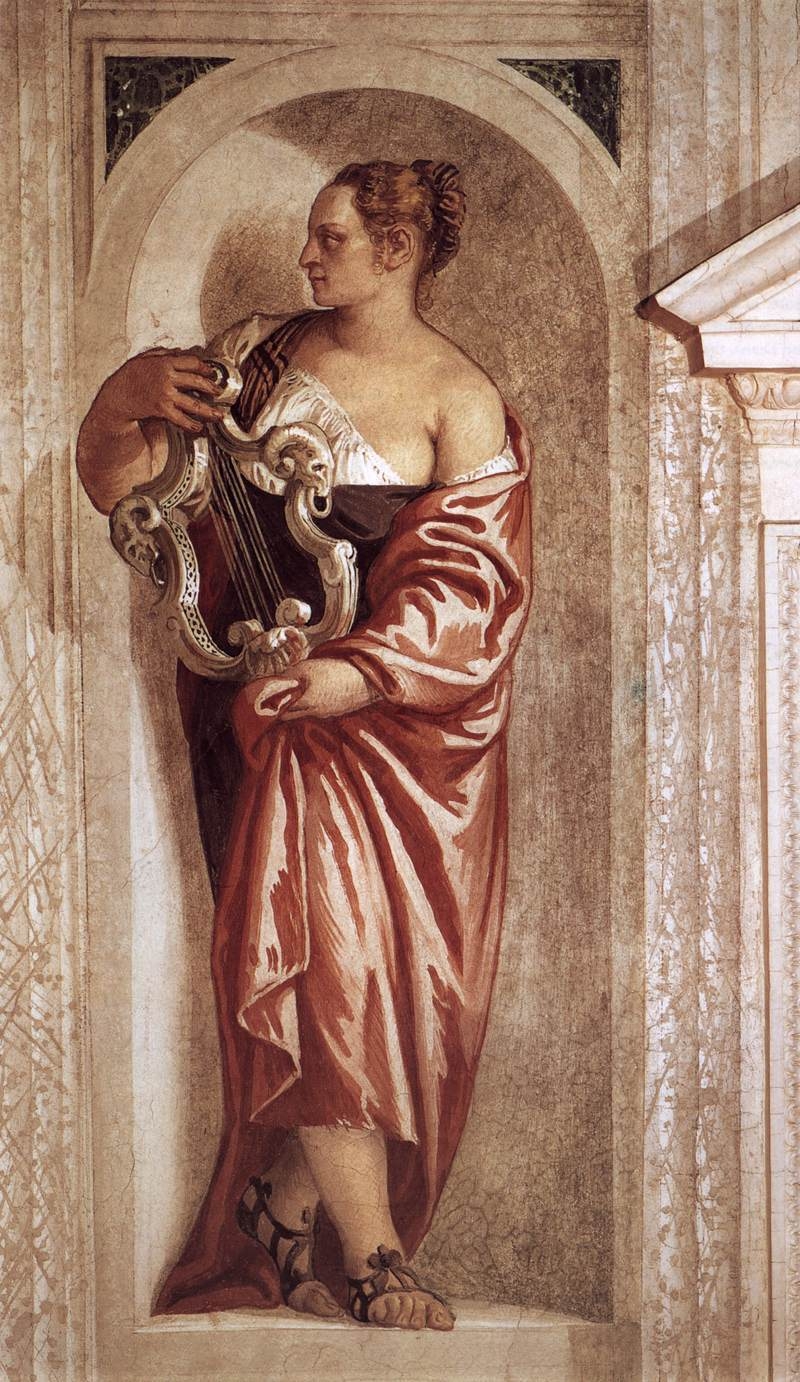 File Veronese Paolo Muse With Lyre 1560 61 jpg Wikimedia Commons