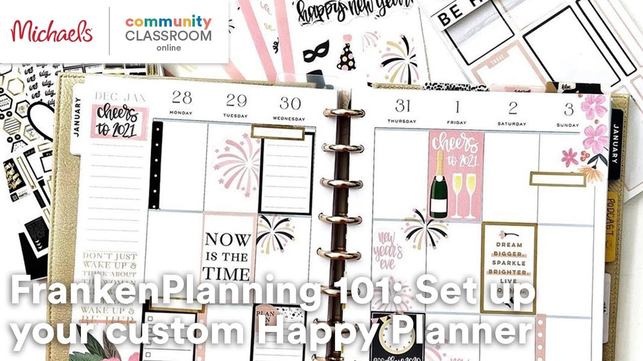 FrankenPlanning 101 How To Create And Set Up Your Custom Happy Planner Michaels YouTube