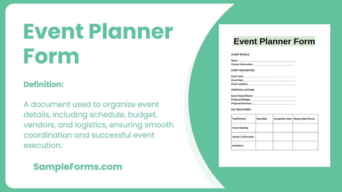 services of an event planner services of an event planner