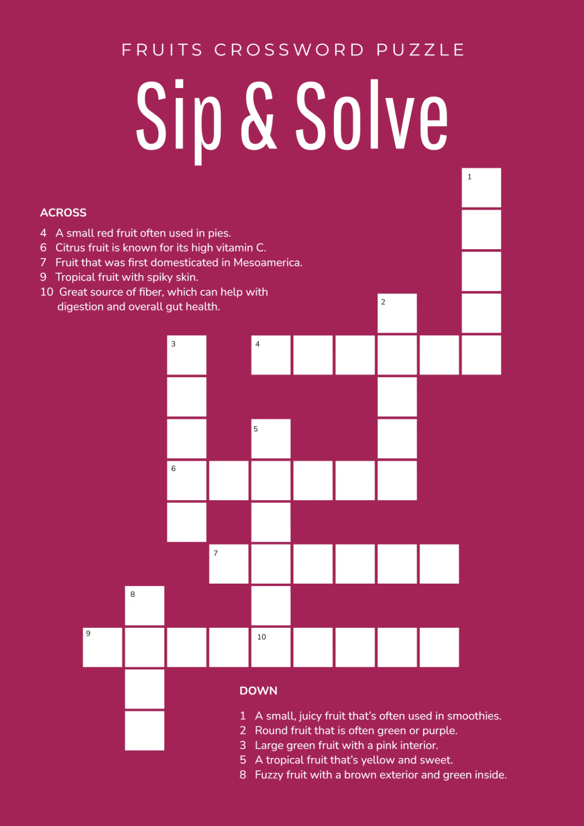 Free Crossword And Mini Crossword To Edit Online Free Crossword And Mini Crossword To Edit Online