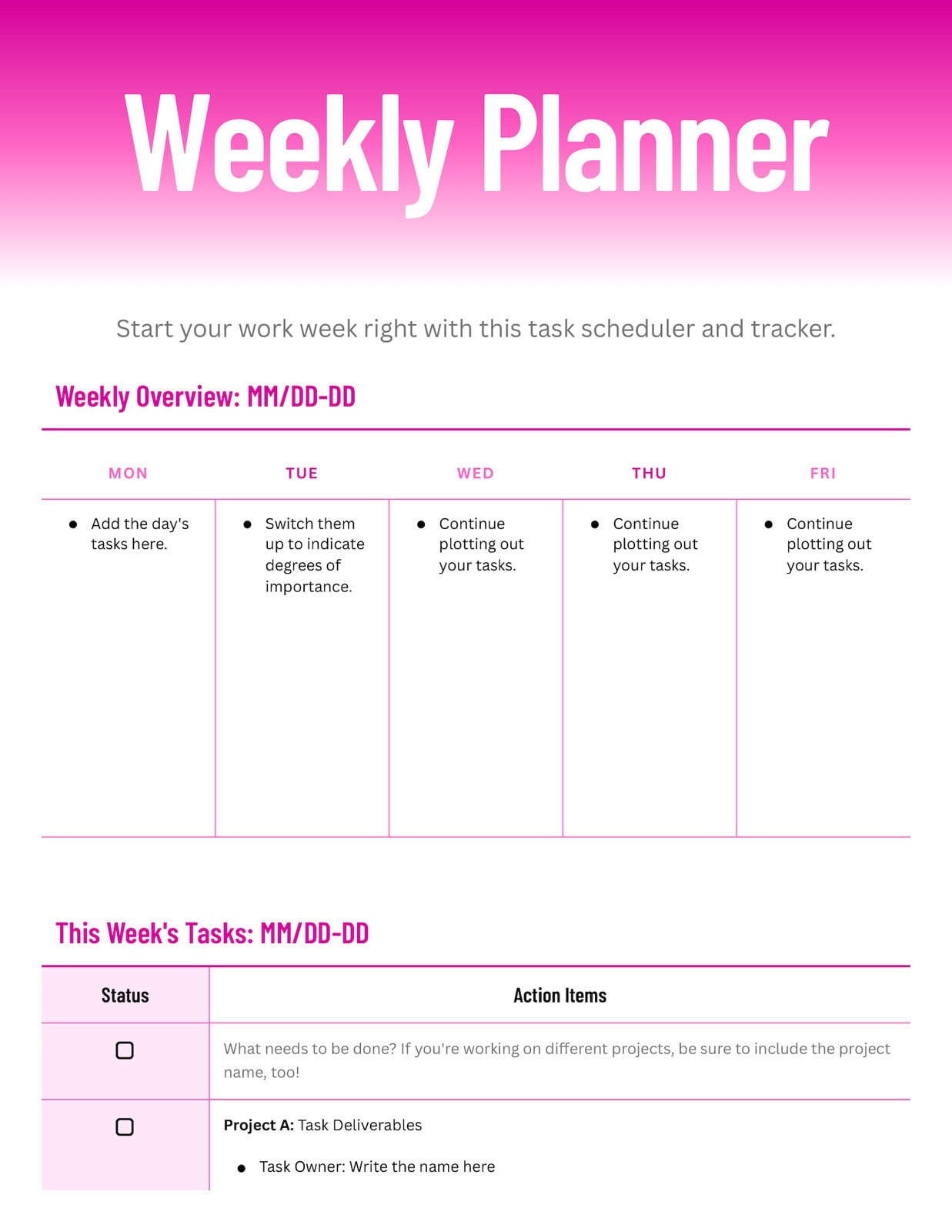 Free Digital Planners Personalize Planners Online Canva