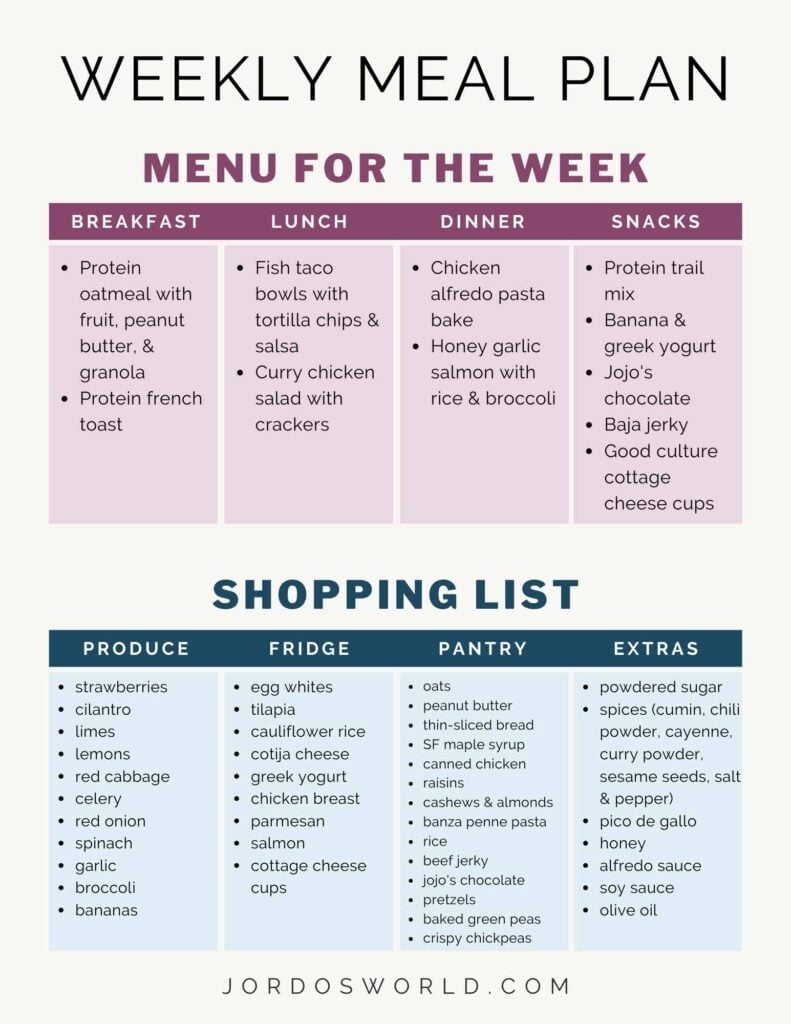 Free Monthly Meal Plan Jordo s World Free Monthly Meal Plan Jordo s World