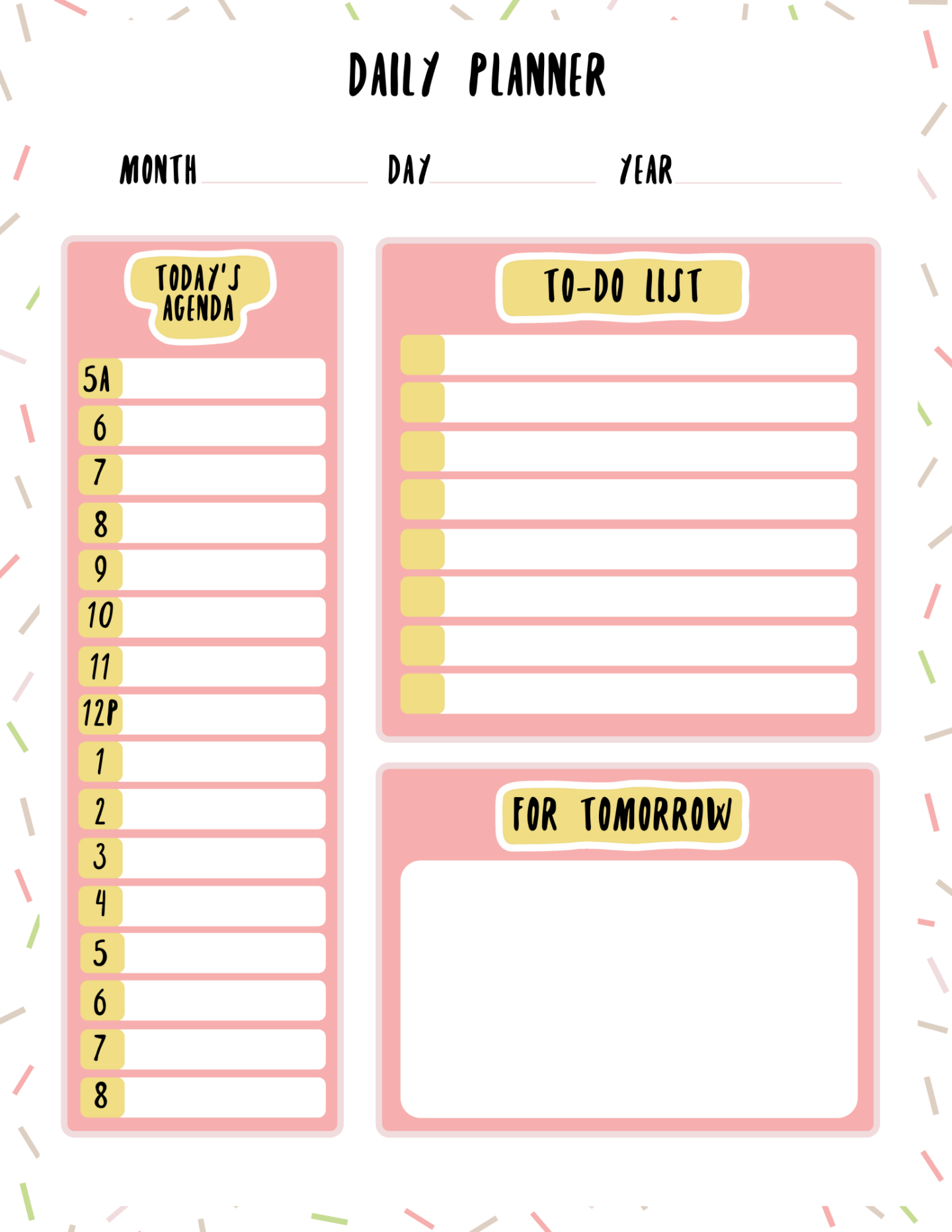 Free Planner Printables Weekly Monthly Daily Adanna Dill Free Planner Printables Weekly Monthly Daily Adanna Dill