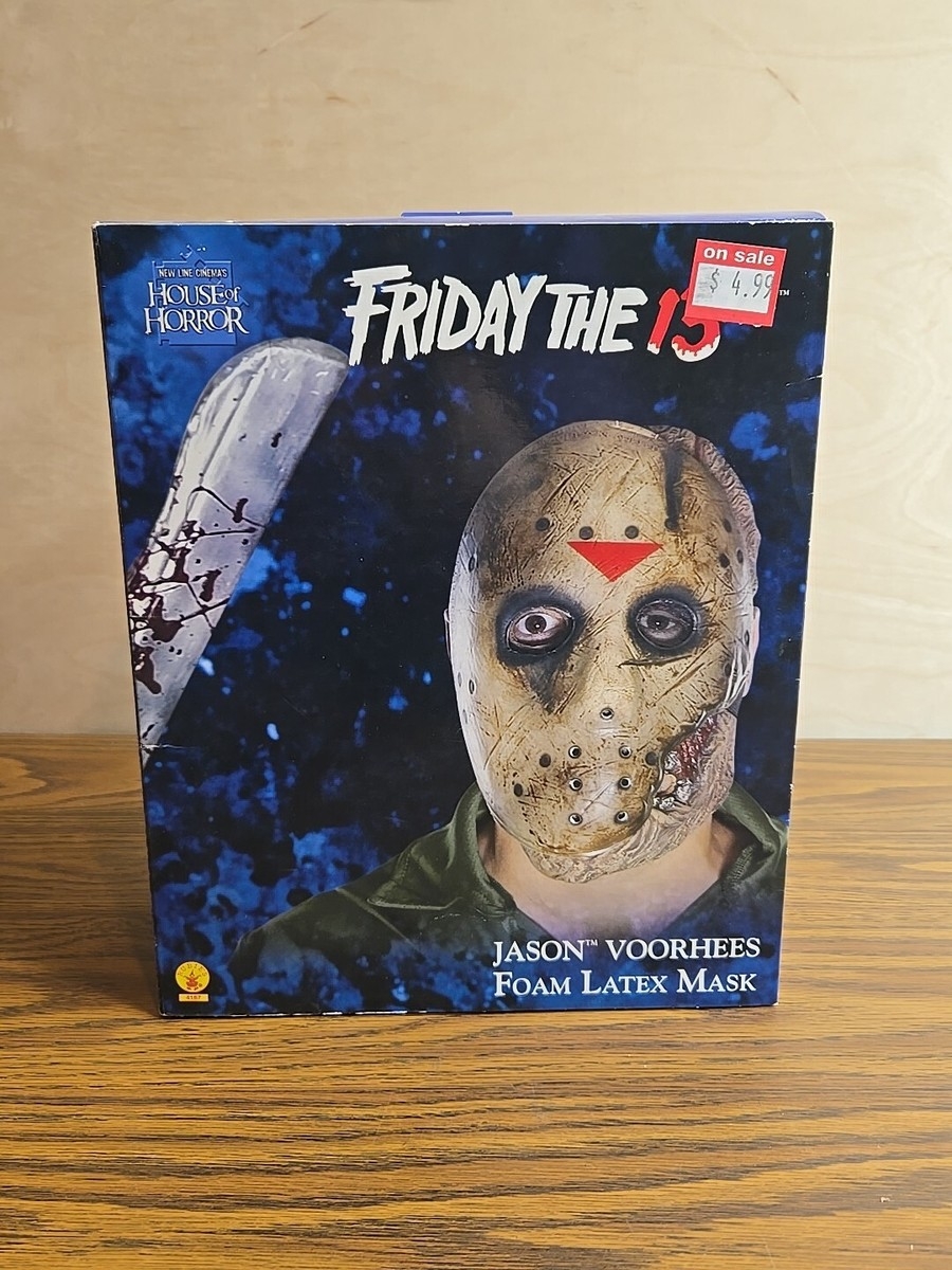 Friday The 13th Jason Voorhees Foam Latex Mask House Of Horror New In Box EBay