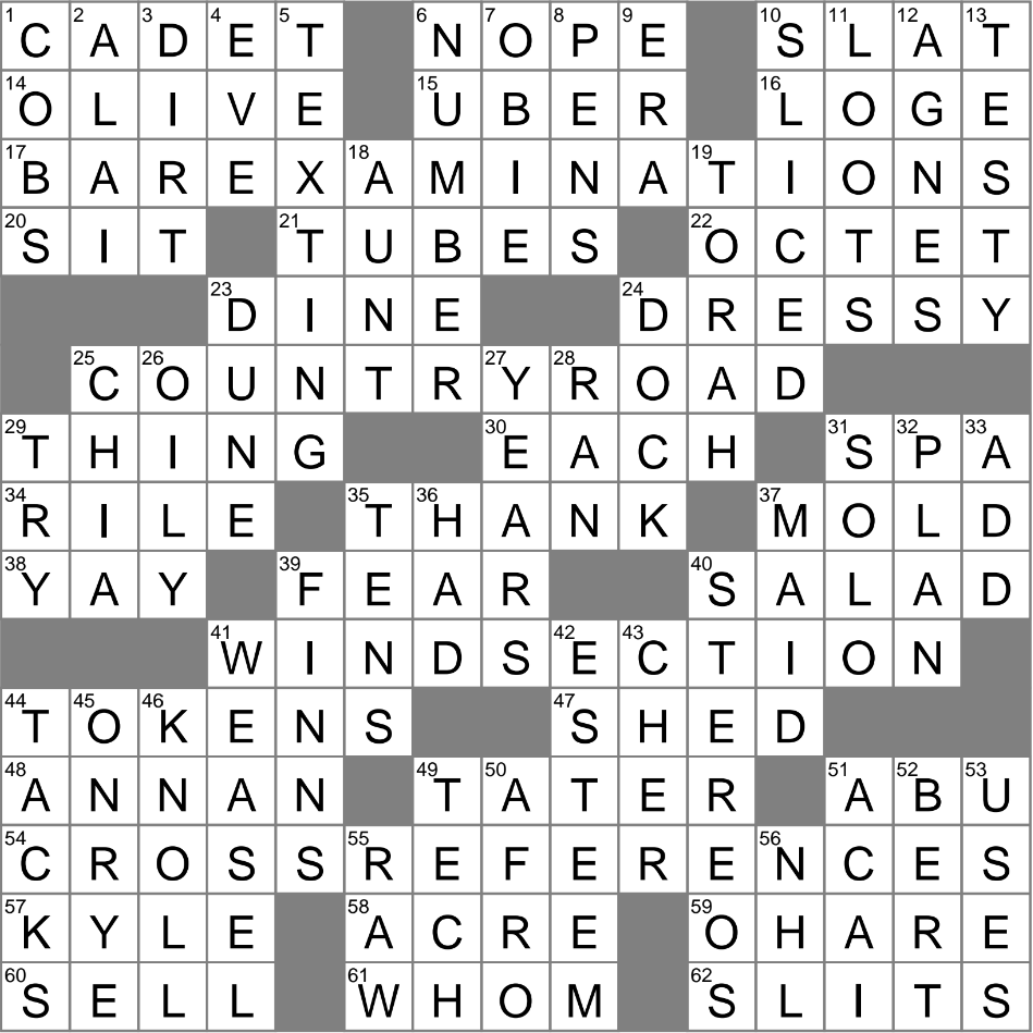 Fruit On A Cocktail Toothpick Crossword Clue Archives LAXCrossword