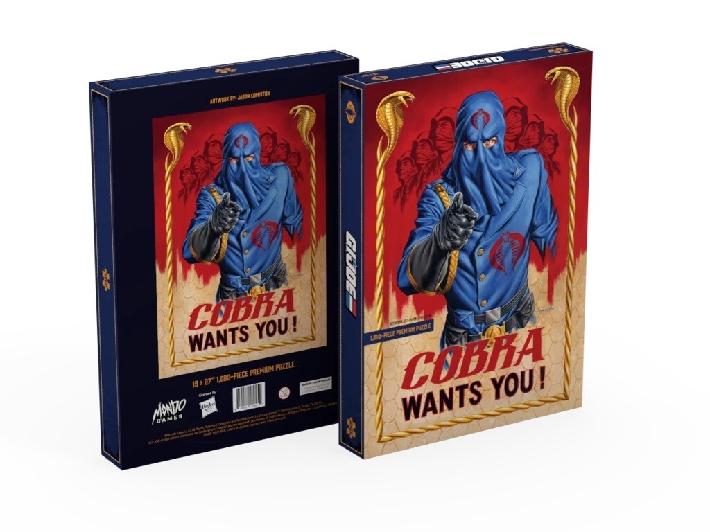 G I Joe Cobra Wants You By Jason Edmiston 19 x27 1000 Piece Puzzle NEW EBay