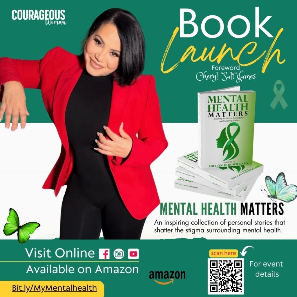 Grammy Award Winner Cheryl Salt James Lends Her Voice To New Anthology Mental Health Matters And Los Angeles Event Courageous Woman Magazine