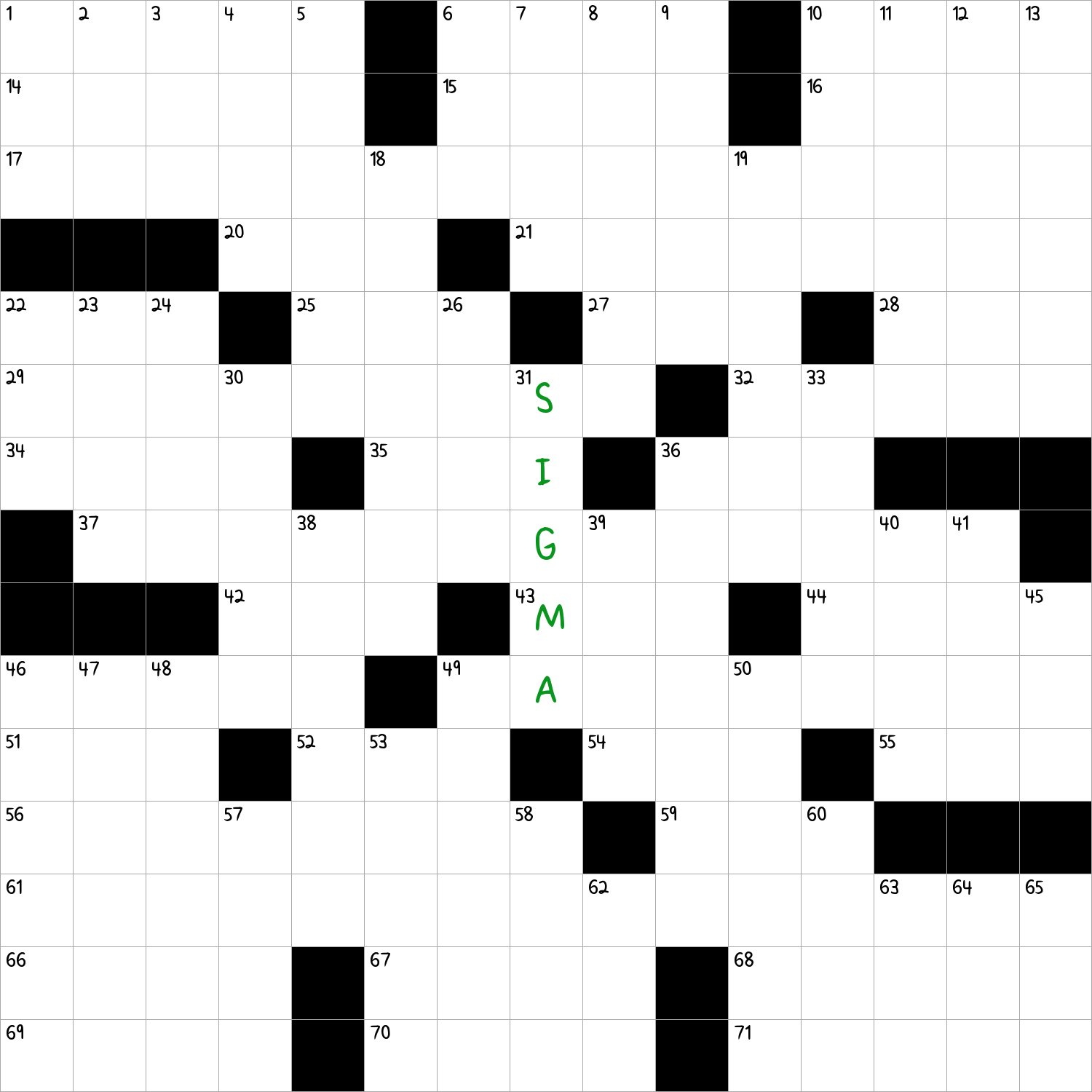 greek consonants crossword clue