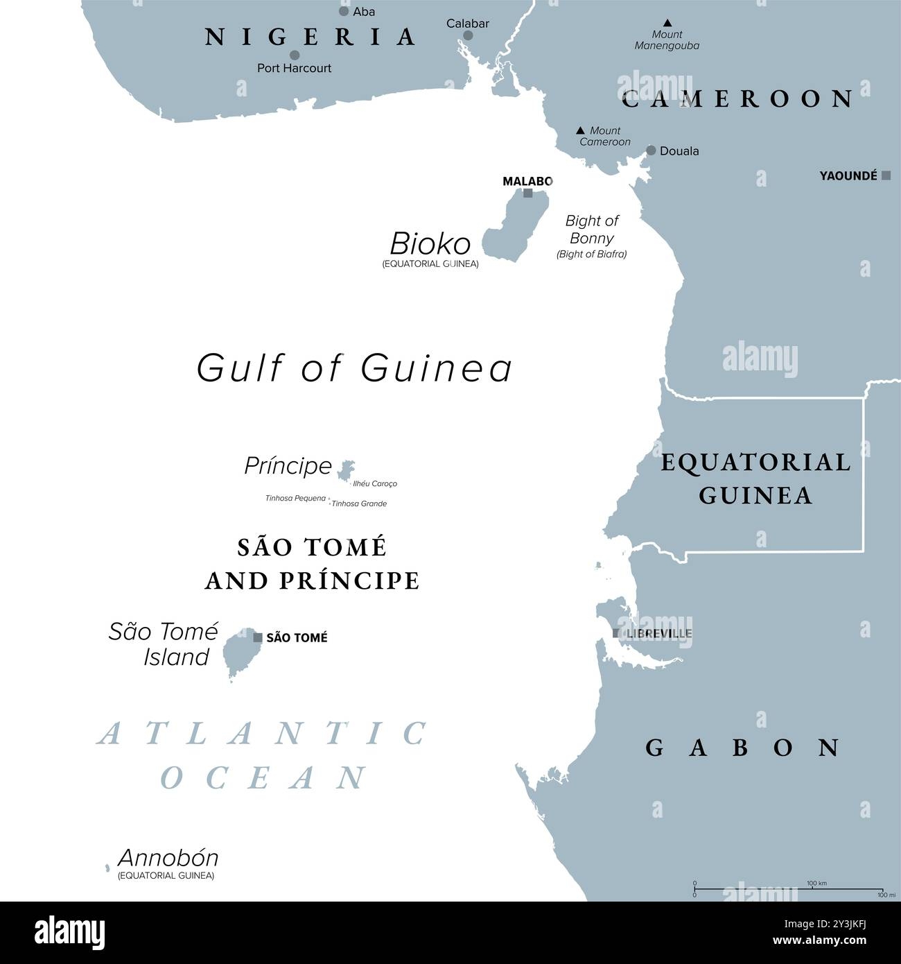 Gulf Of Guinea Map Hi res Stock Photography And Images Alamy
