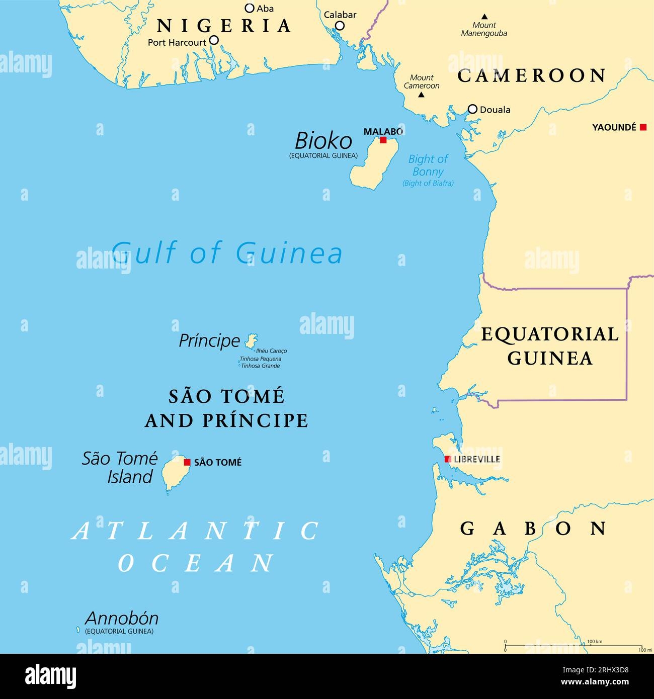 Gulf Of Guinea Map Hi res Stock Photography And Images Alamy