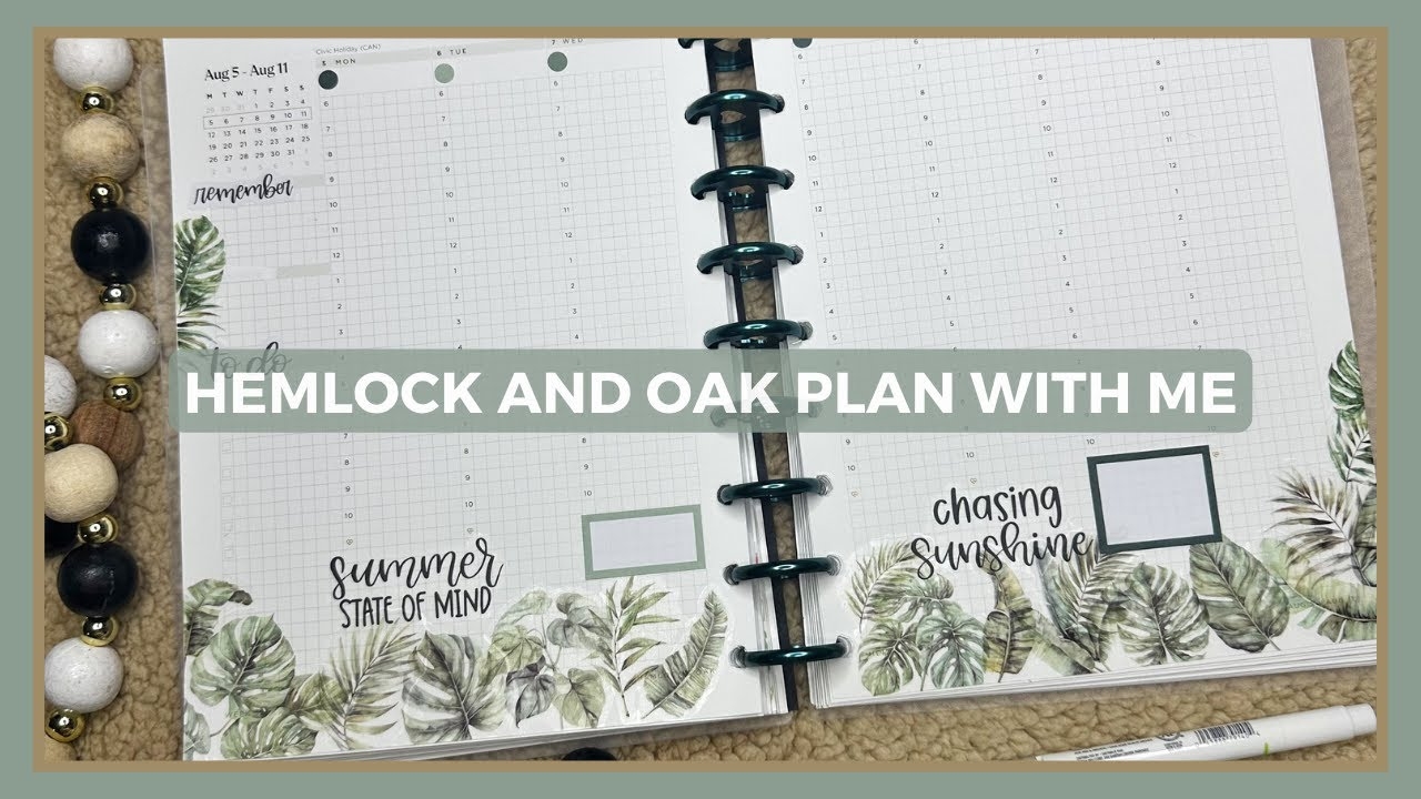Hemlock And Oak Plan With Me YouTube