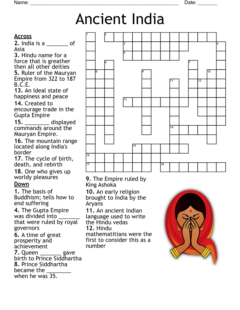 Hindu Puzzle Crossword WordMint Hindu Puzzle Crossword WordMint
