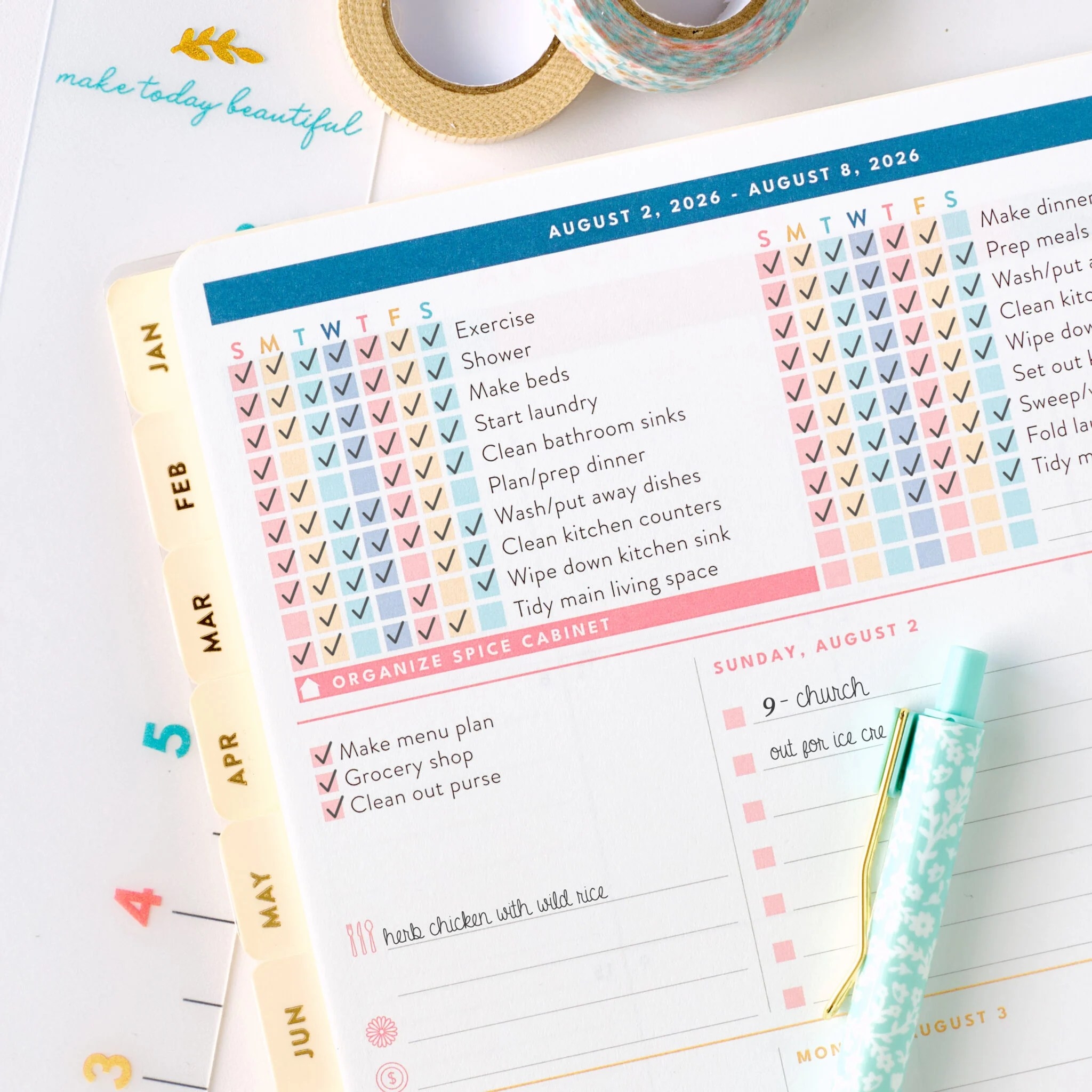 Home Planner With Daily Weekly Monthly And Annual Entries Home Planner With Daily Weekly Monthly And Annual Entries