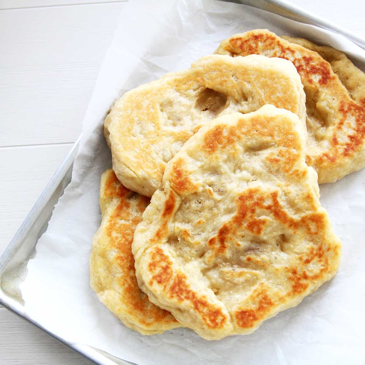 Homemade Potato Garlic Naan Easy Vegan Indian Flatbread Recipe All Purpose Veggies