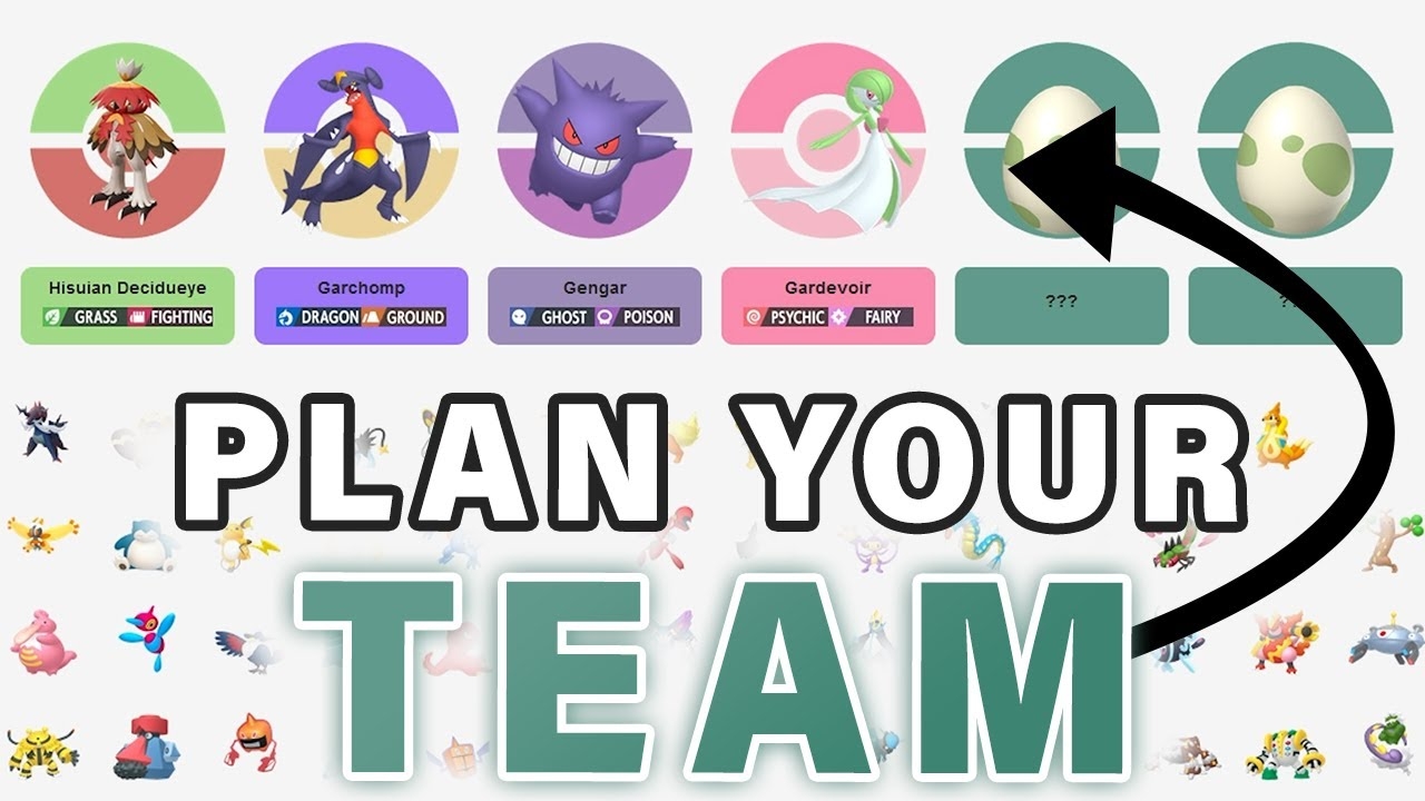 How To PLAN Your POKEMON Team Or Party Pokemon Legends Arceus YouTube