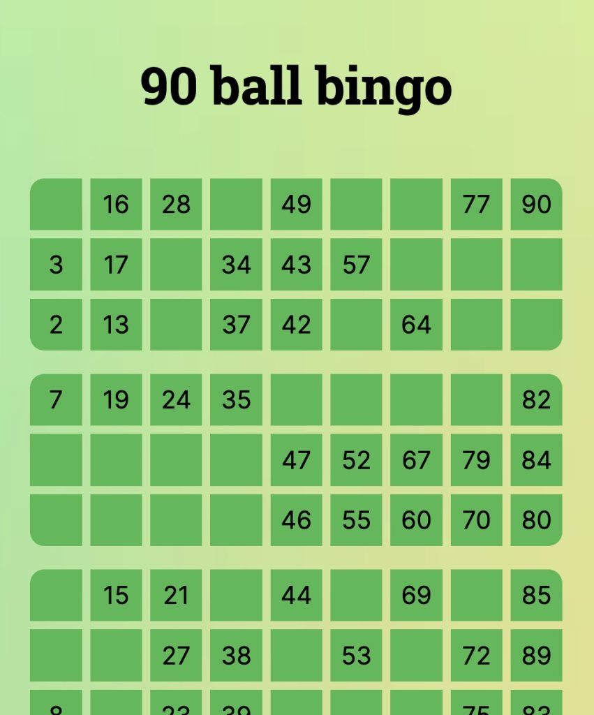 How To Play and Win 90 Ball Bingo Bingo Card Creator