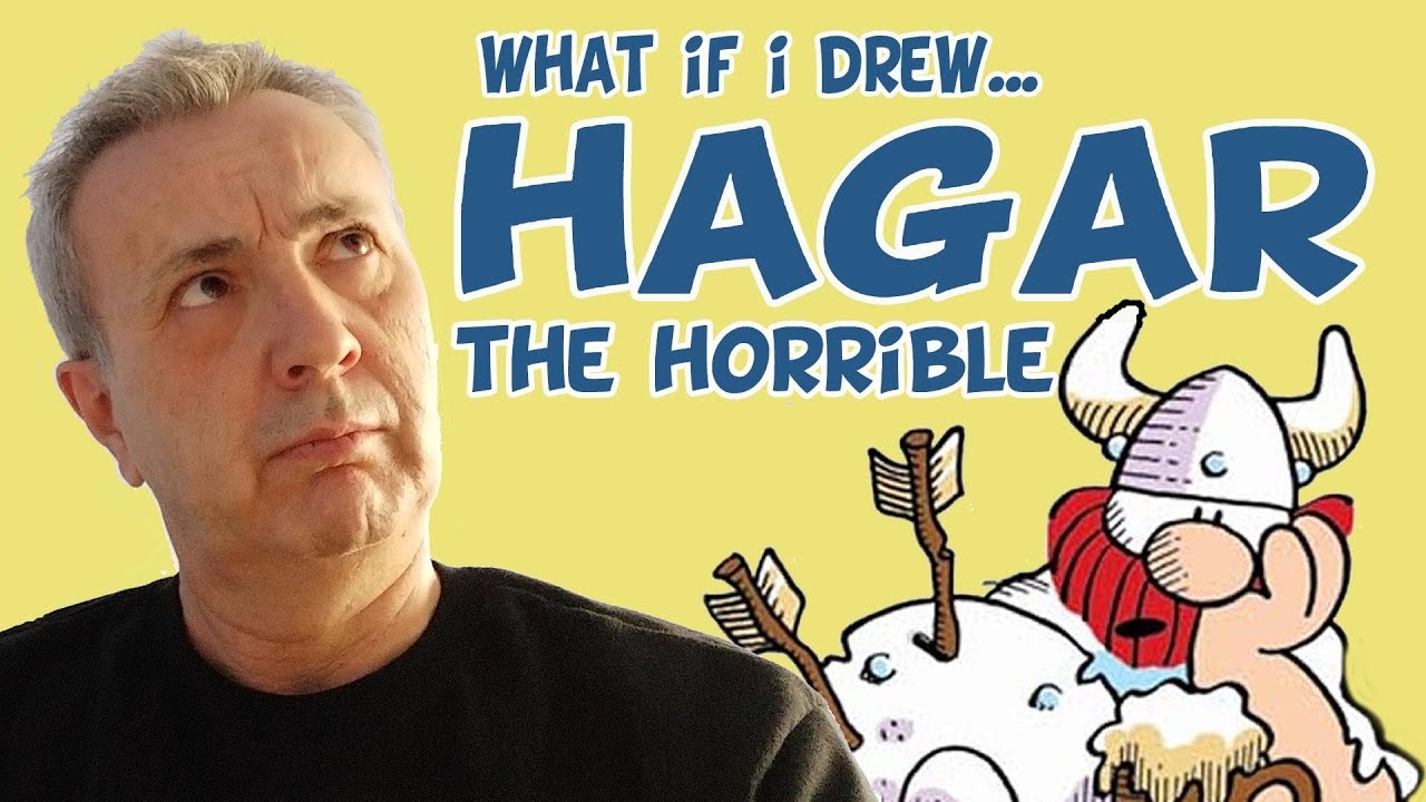 If I Drew Hagar The Horrible hagarthehorrible hagar comicstrips howtodrawcartoons comicstrips YouTube