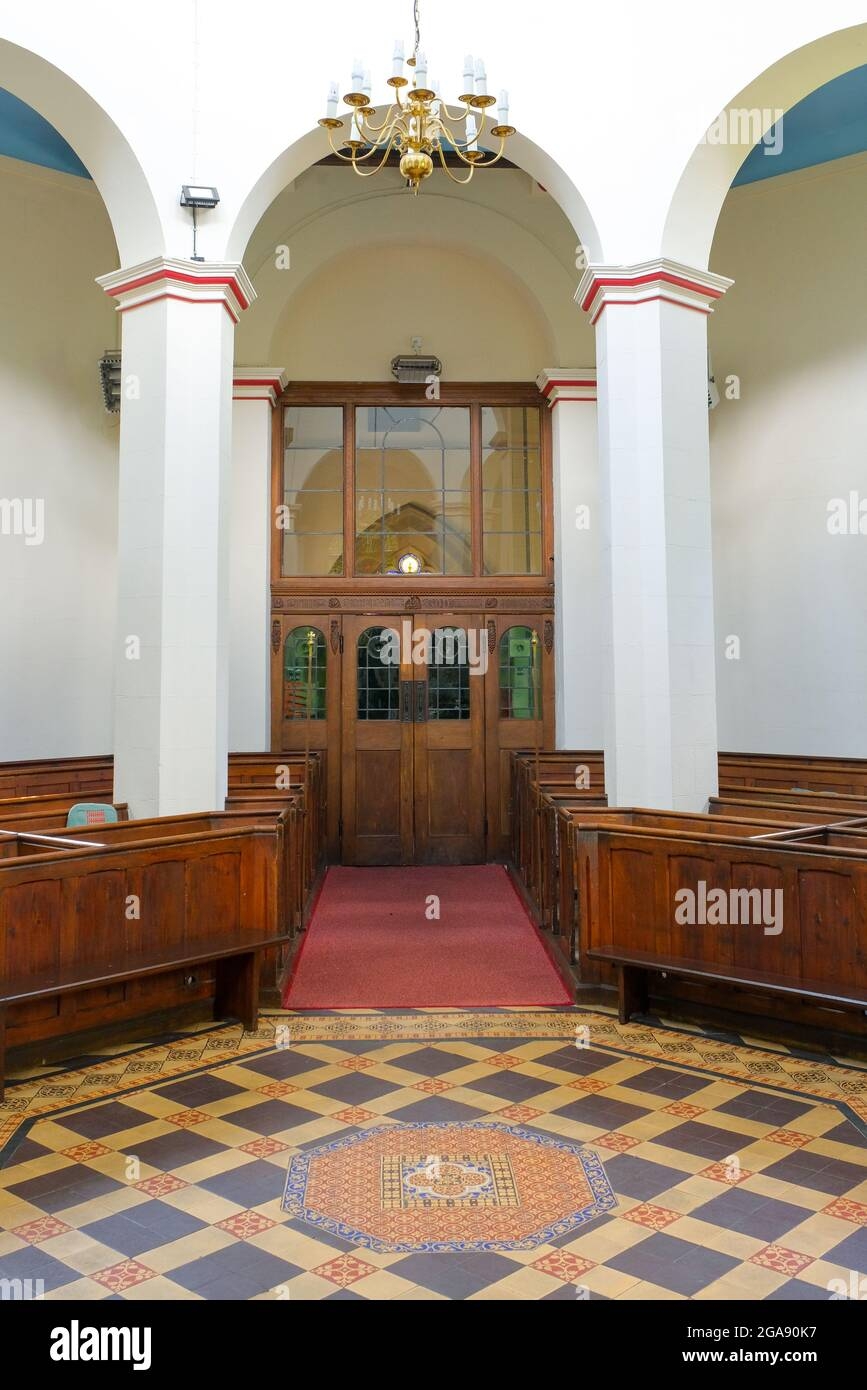 Interior Of The Church In The Derbyshire Village Of Stoney Middleton The Central Part Of The Church Has An Unusual Octagonal Shape Stock Photo Alamy