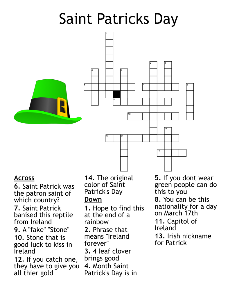 Ireland Crossword WordMint