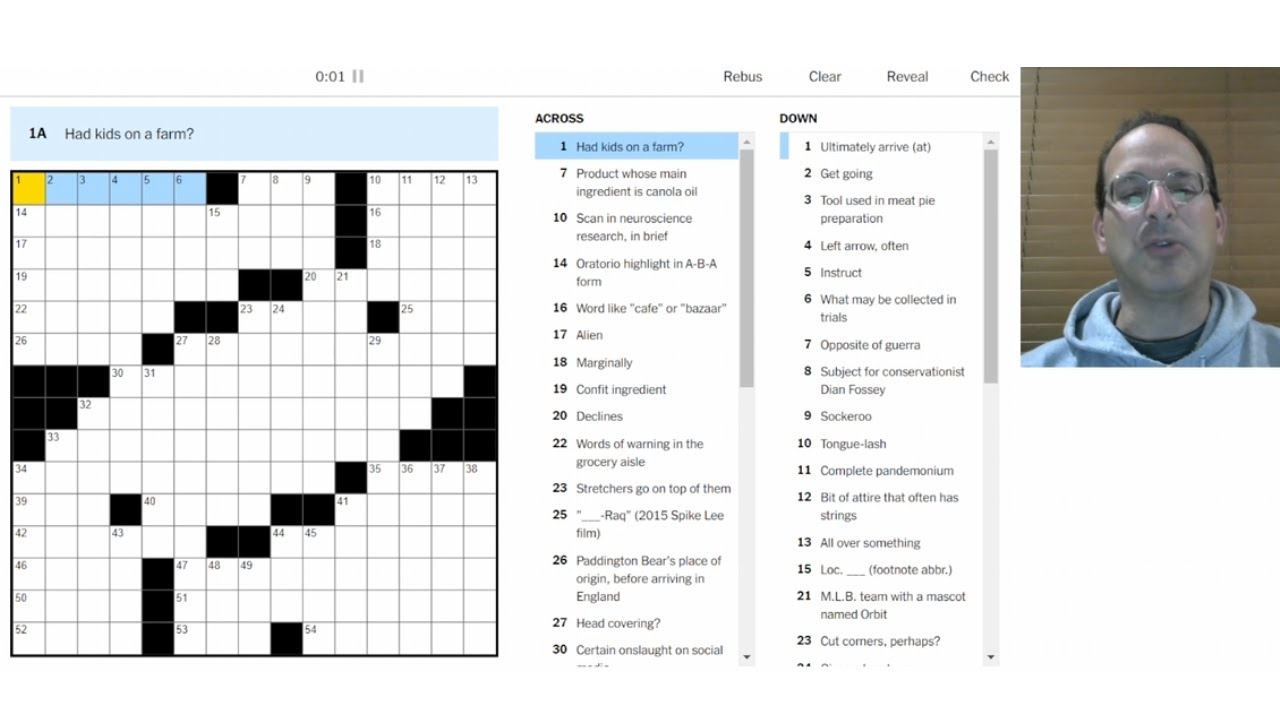 oratorio song crossword clue