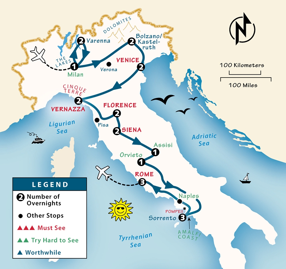 Italy Itinerary Where To Go In Italy By Rick Steves