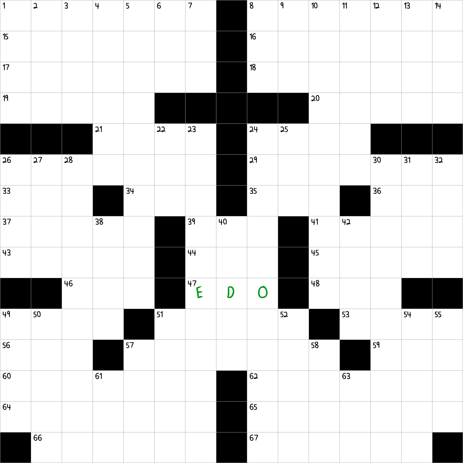 tokyo formerly crossword clue