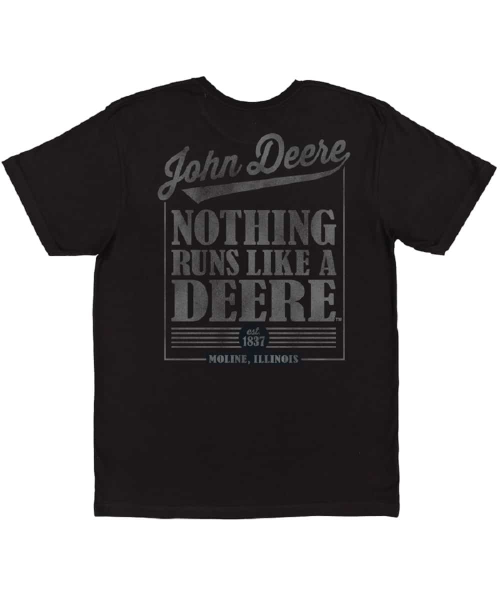 John Deere Men s Nothing Runs Like A Deere Tee Cowpokes Work Western John Deere Men s Nothing Runs Like A Deere Tee Cowpokes Work Western