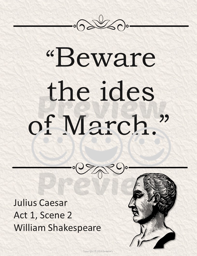 Julius Caesar Posters Made By Teachers