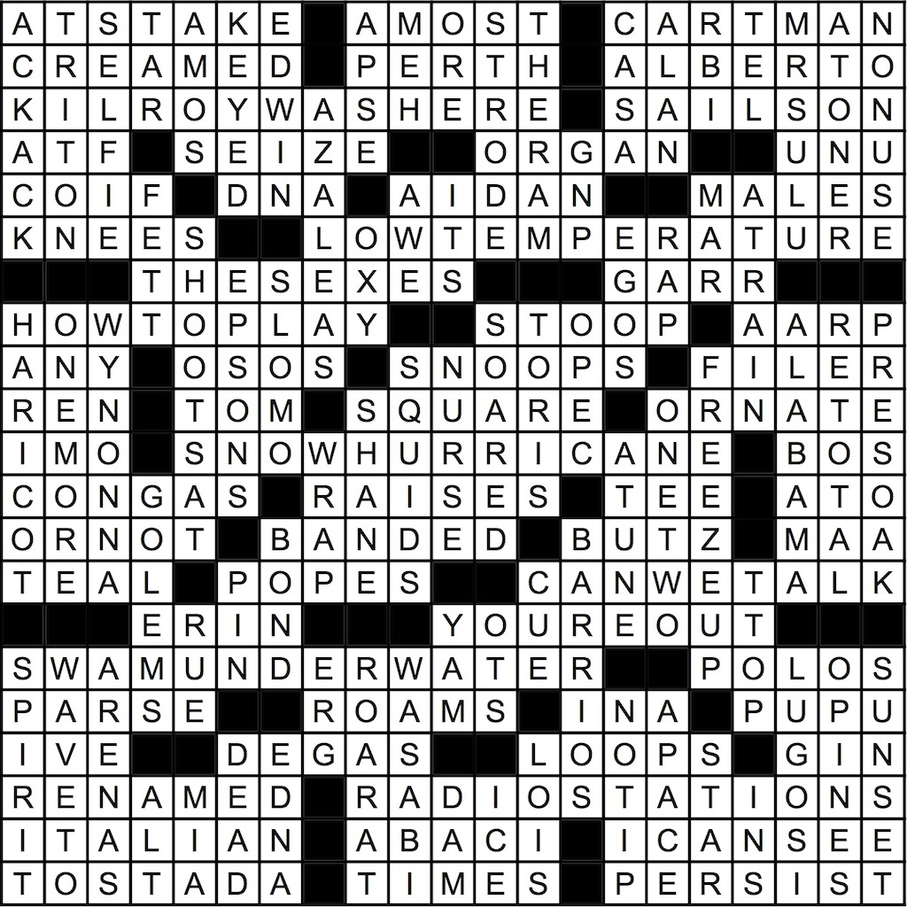 July 2016 Crossword Key Washingtonian
