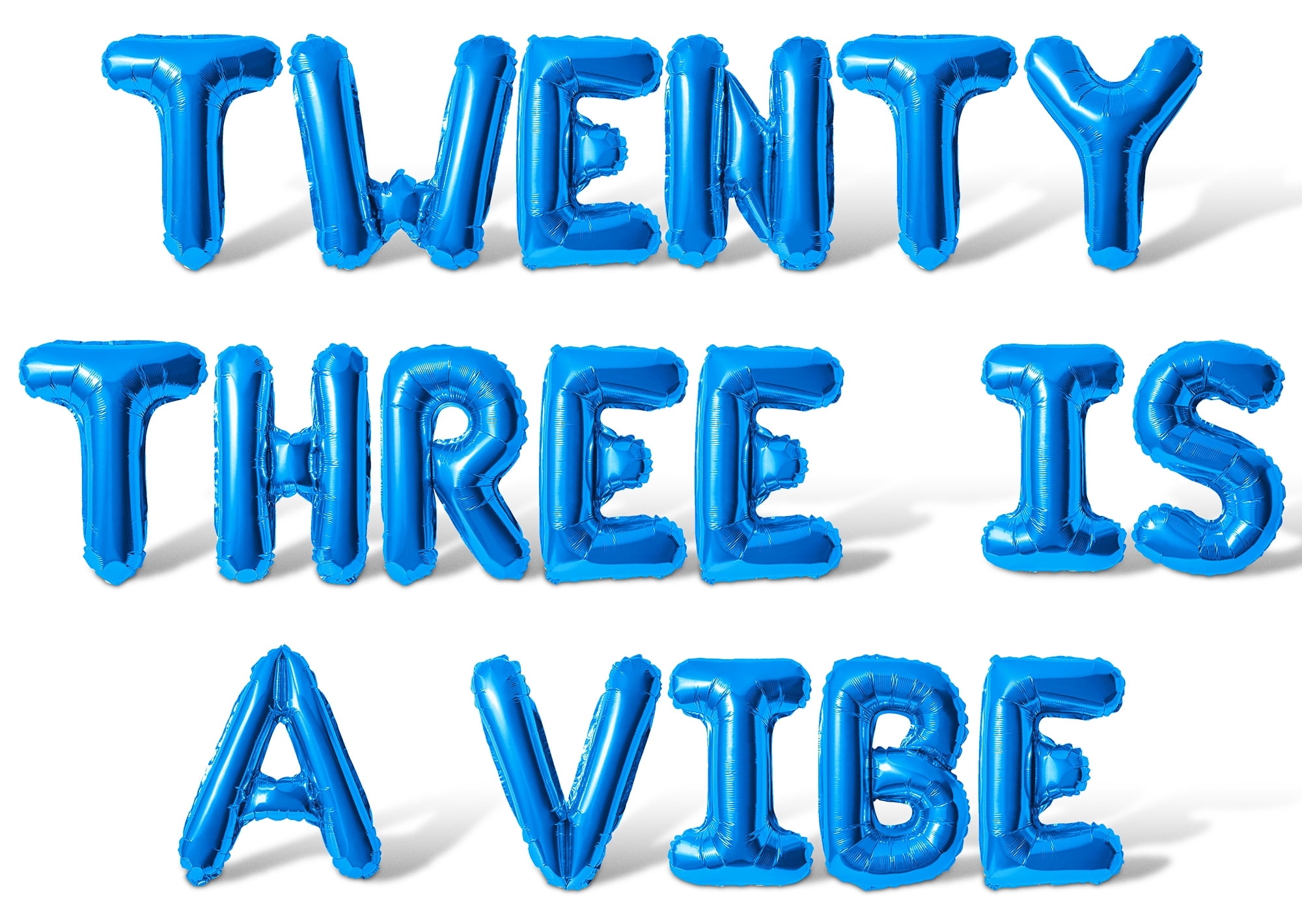 Letter Balloons TWENTY THREE IS A VIBE 16 Inch Alphabet Letters Foil Mylar Balloon 23rd Birthday Party Banner Rose Gold Walmart Letter Balloons TWENTY THREE IS A VIBE 16 Inch Alphabet Letters Foil Mylar Balloon 23rd Birthday Party Banner Rose Gold Walmart