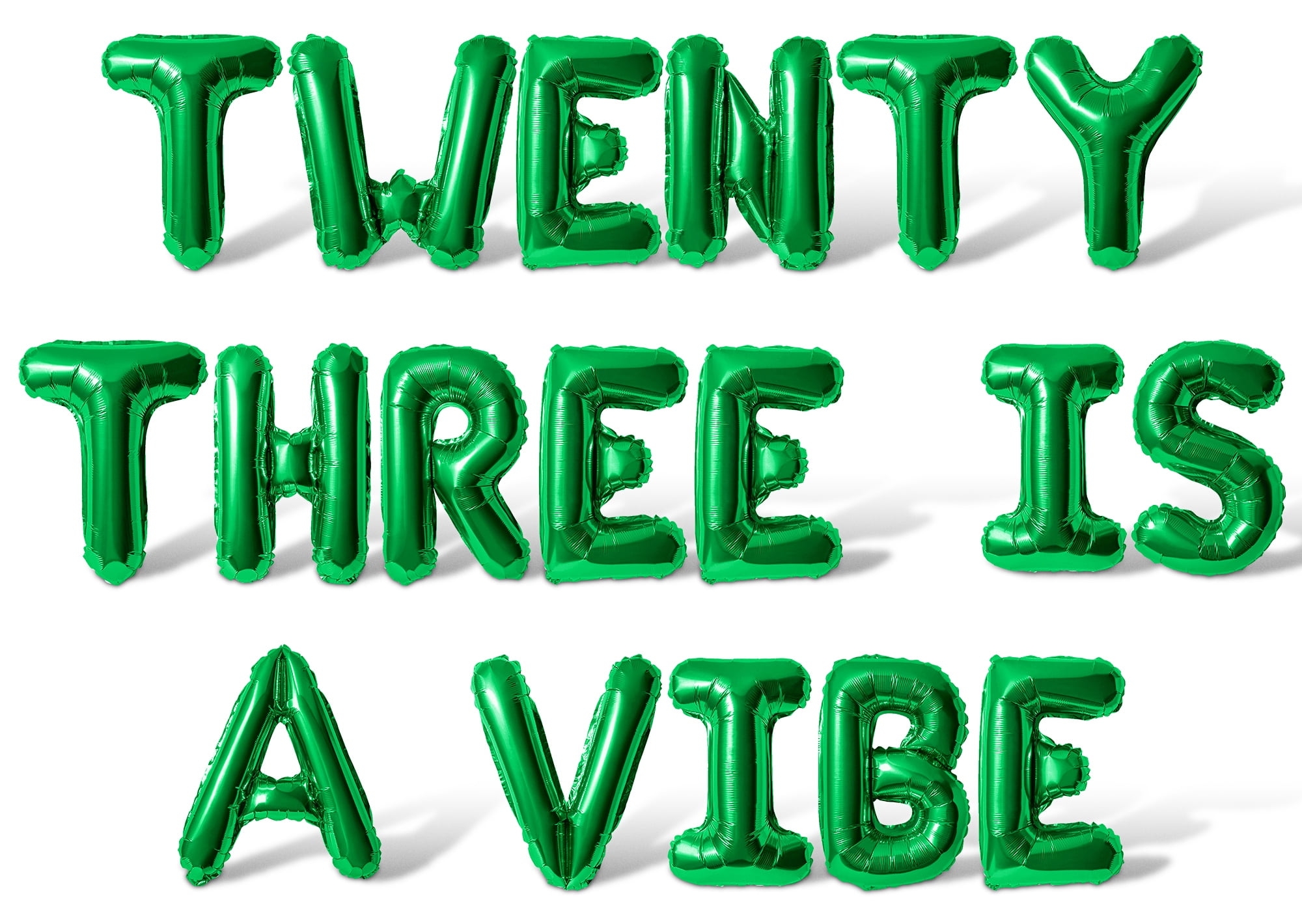 Letter Balloons TWENTY THREE IS A VIBE 16 Inch Alphabet Letters Foil Mylar Balloon 23rd Birthday Party Banner Rose Gold Walmart Letter Balloons TWENTY THREE IS A VIBE 16 Inch Alphabet Letters Foil Mylar Balloon 23rd Birthday Party Banner Rose Gold Walmart