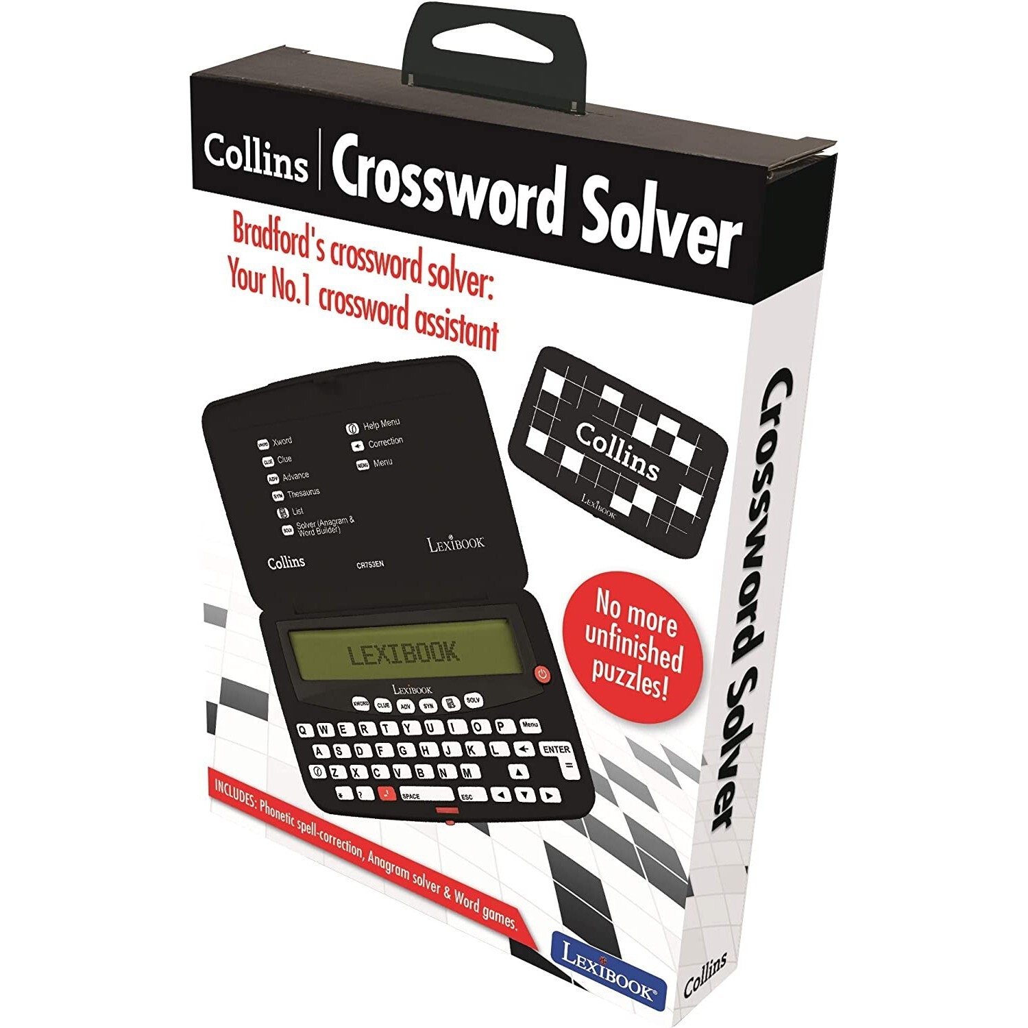 Lexibook Collins Bradfords Electronic Crossword Solver Calculator Black CR753EN 3380743088150 EBay UK Lexibook Collins Bradfords Electronic Crossword Solver Calculator Black CR753EN 3380743088150 EBay UK