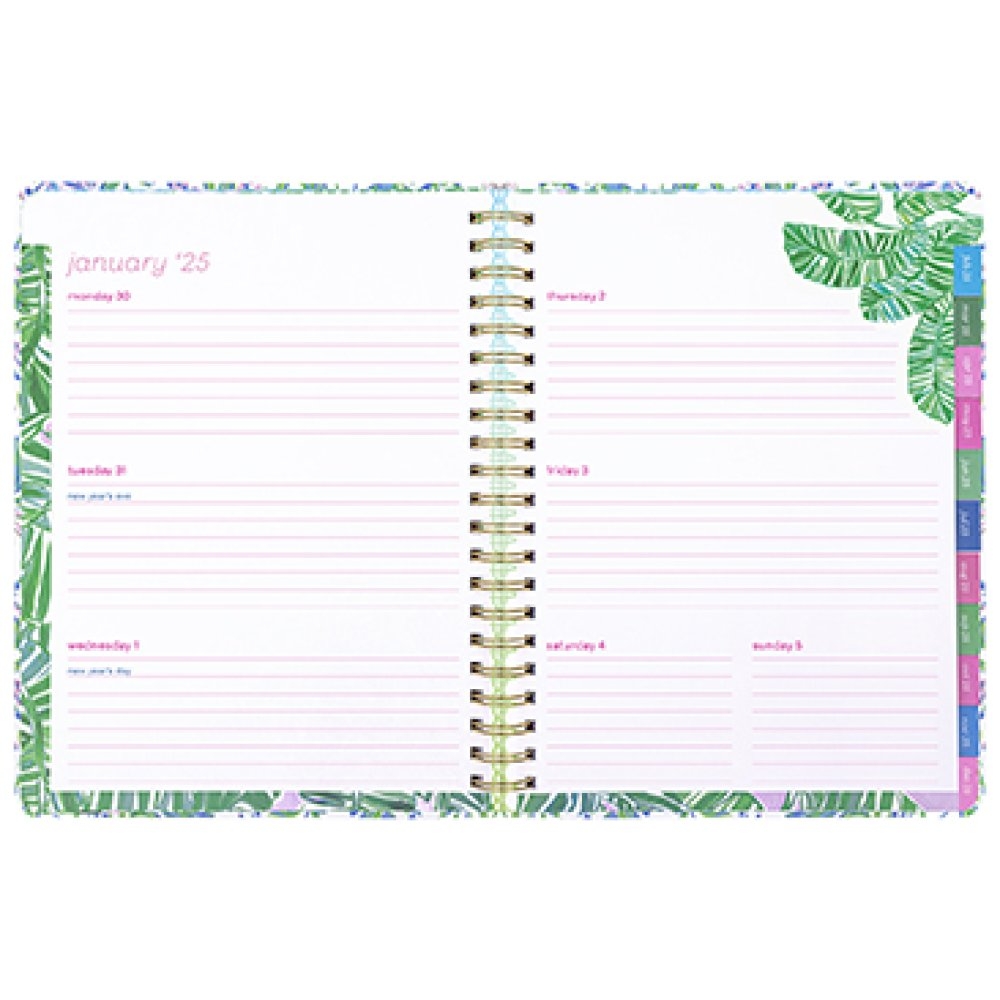 Lilly Pulitzer 2024 2025 A Lil Nauti Engineered Jumbo Agenda