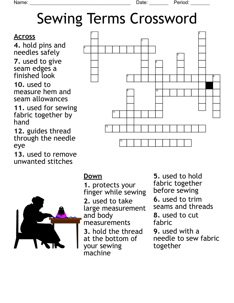 Line L Fasteners Crossword WordMint