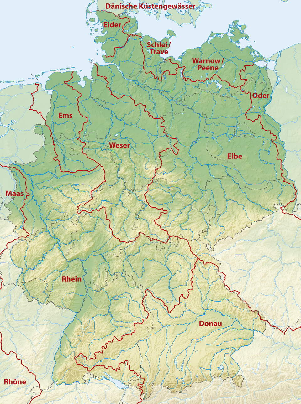 List Of Rivers Of Germany Wikipedia