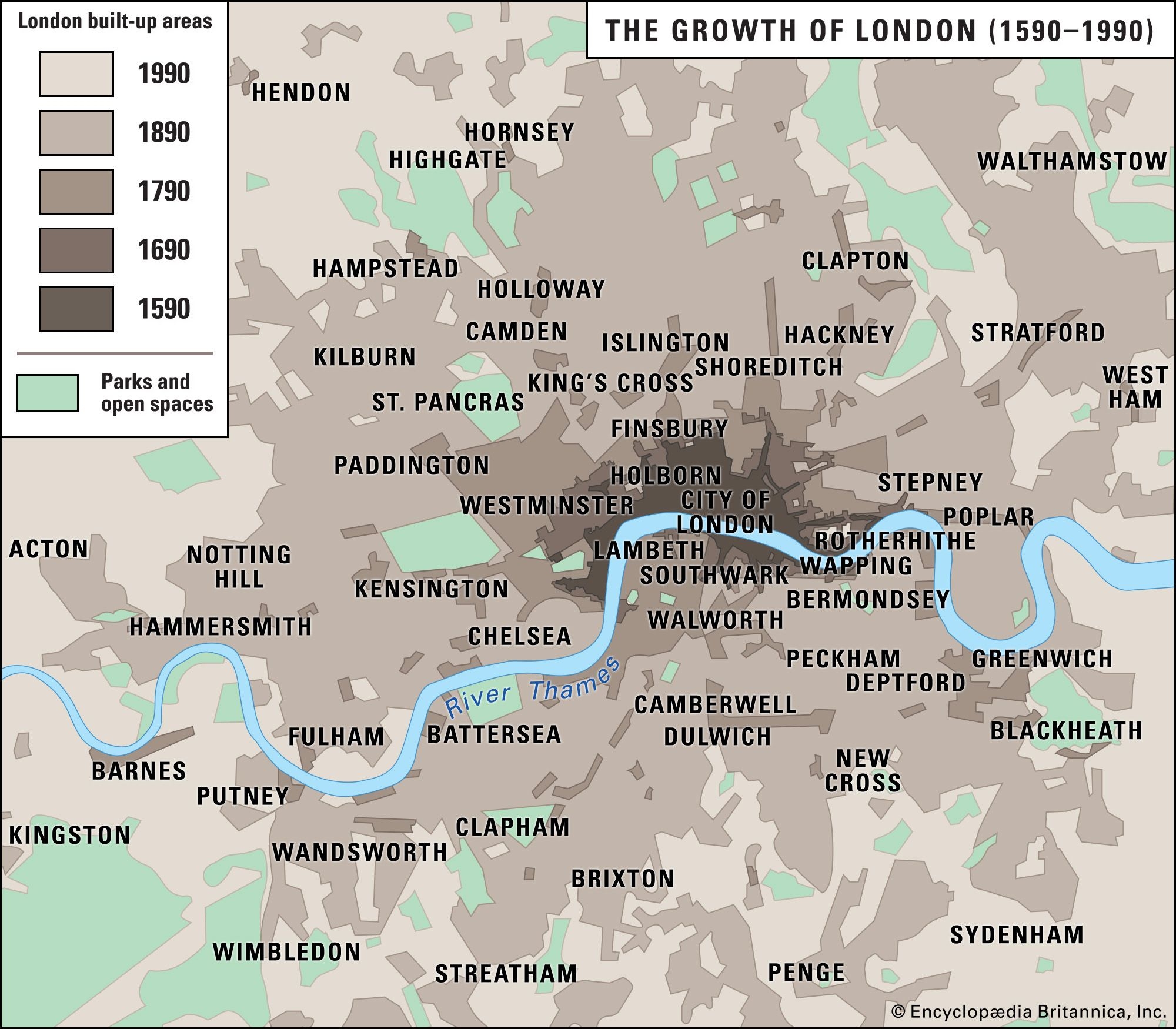 London History Maps Population Area Facts Britannica