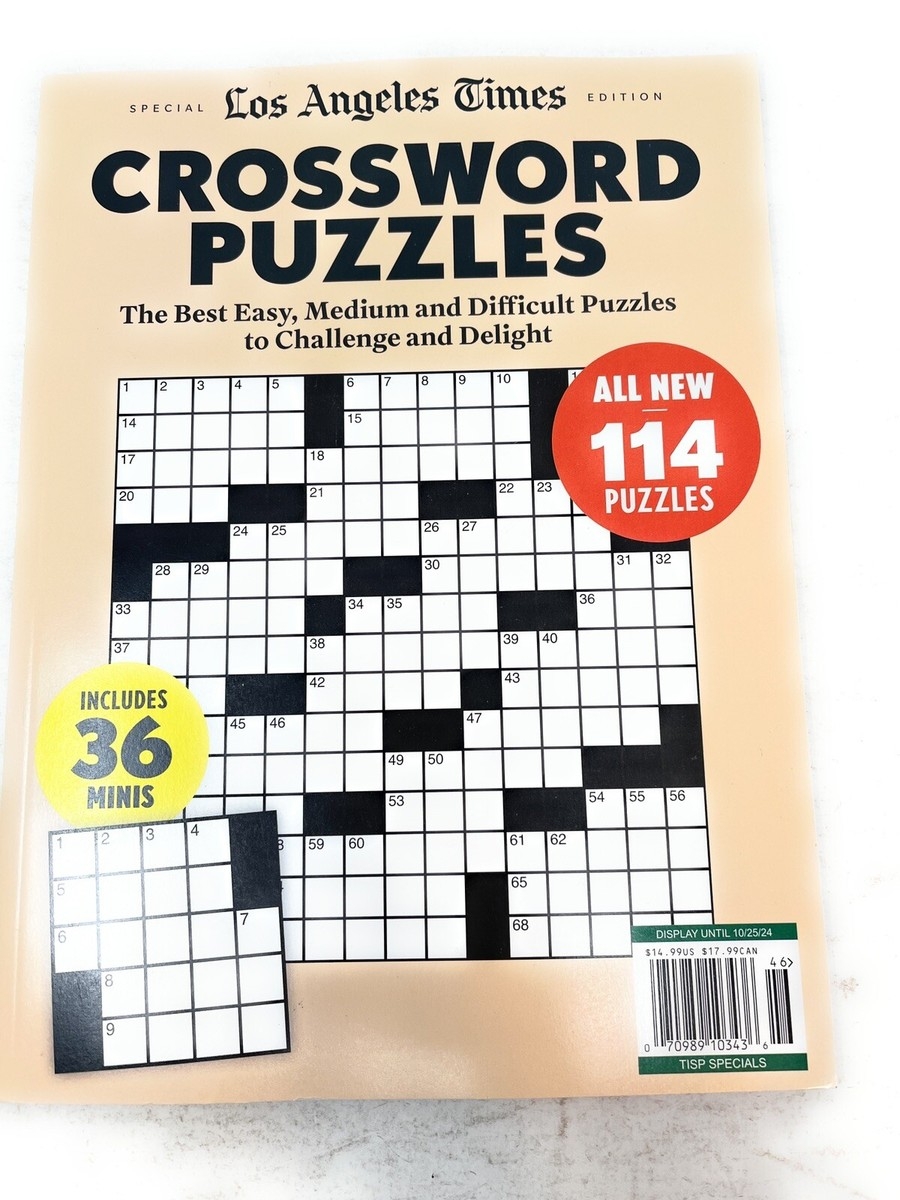 Los Angeles Times Crossword Puzzles All New 114 Puzzles Includes 36 Minis New EBay Los Angeles Times Crossword Puzzles All New 114 Puzzles Includes 36 Minis New EBay