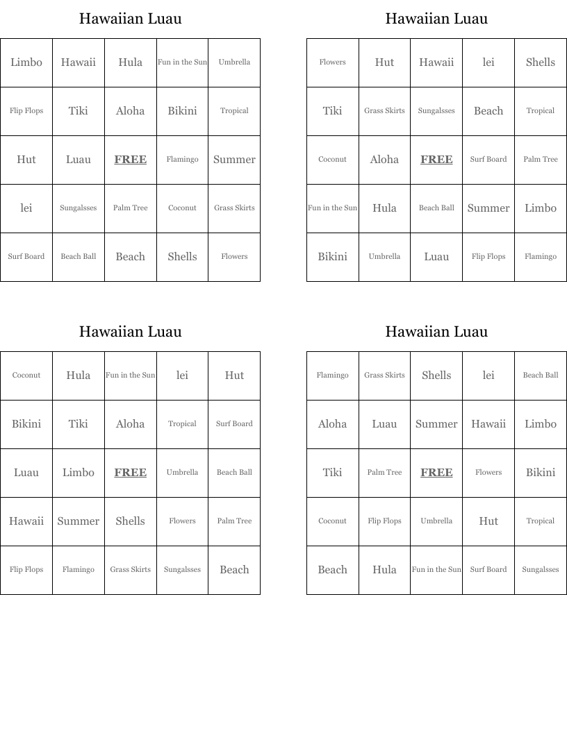 hawaiian feast crossword clue
