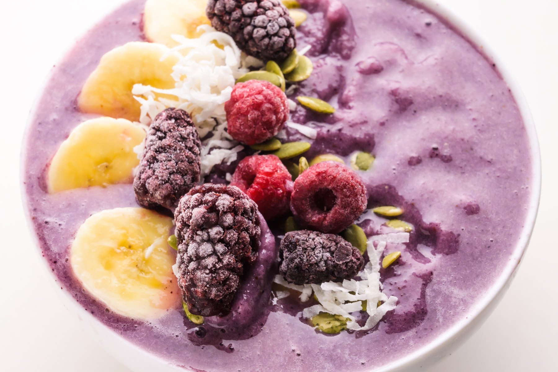 Make An Easy Purple Smoothie Bowl In 5 Minutes Namely Marly