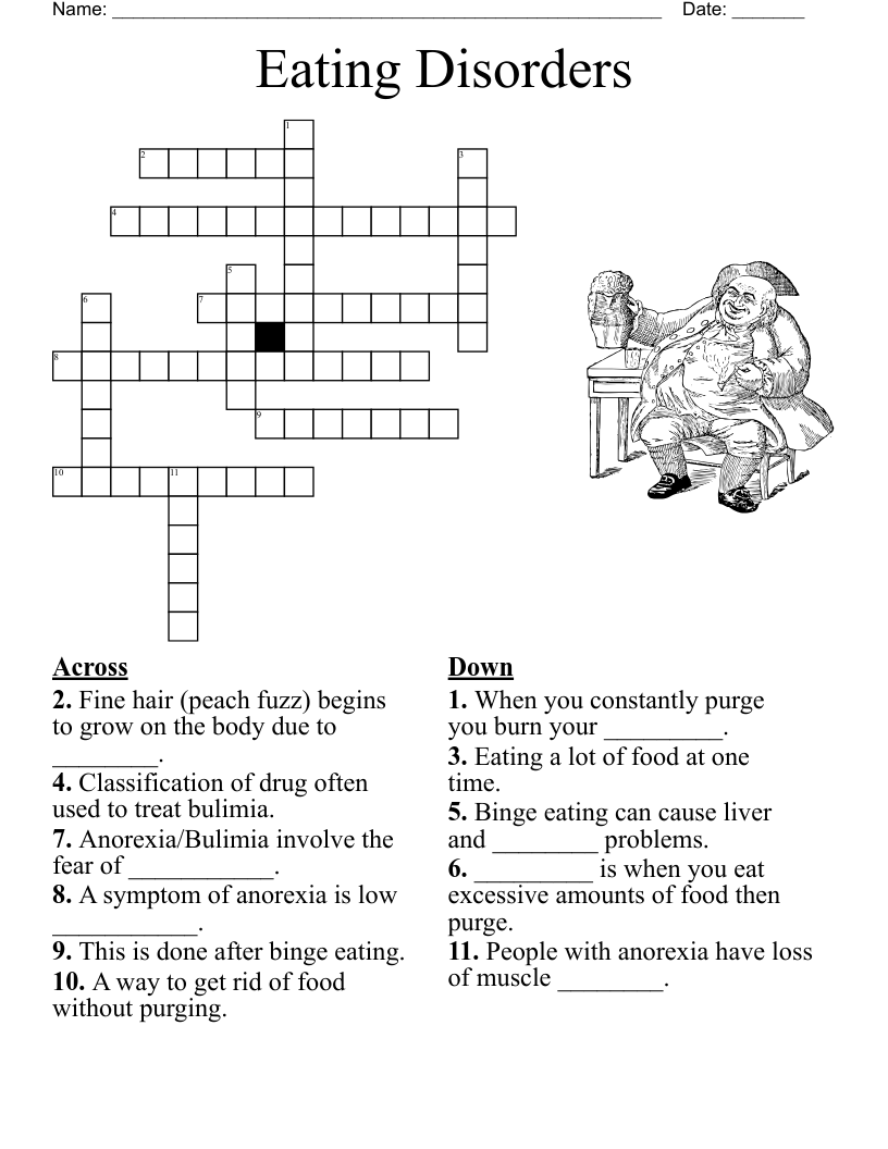 Mental Health Disorders Crossword WordMint