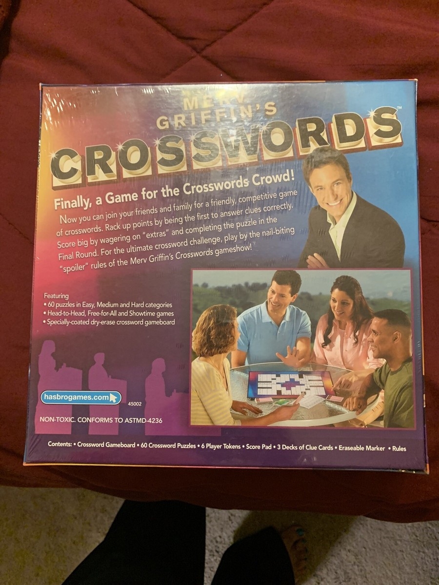 Merv Griffin s CROSSWORDS Social Wordplay Game NEW SEALED EBay