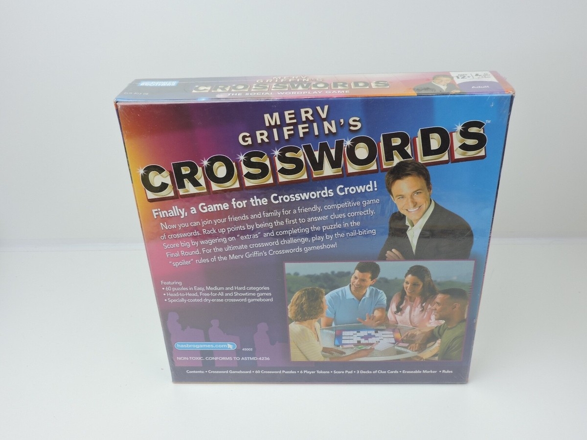 Merv Griffin s CROSSWORDS Social Wordplay Game NEW SEALED EBay